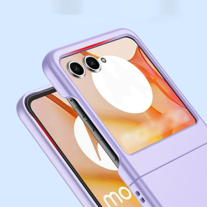 For Motorola Razr 50 Fuel Injection PC Skin Feel Phone Case(White) - Motorola Cases by buy2fix | Online Shopping UK | buy2fix