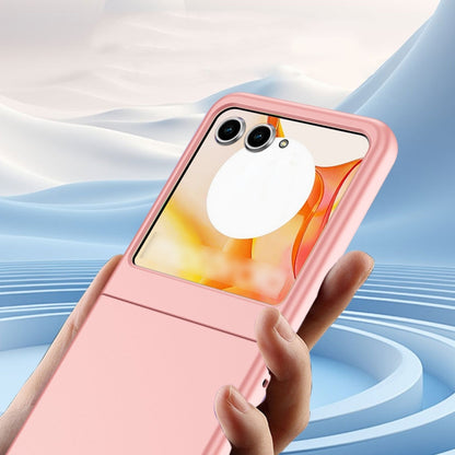 For Motorola Razr 50 Fuel Injection PC Skin Feel Phone Case(White) - Motorola Cases by buy2fix | Online Shopping UK | buy2fix