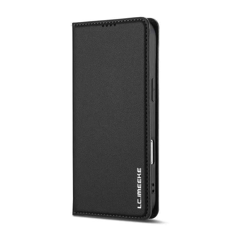 For iPhone 17 Air LC.IMEEKE L1 Series Frosted Fine Texture PU Phone Case(Black) - iPhone 17 Air Cases by LC.IMEEKE | Online Shopping UK | buy2fix