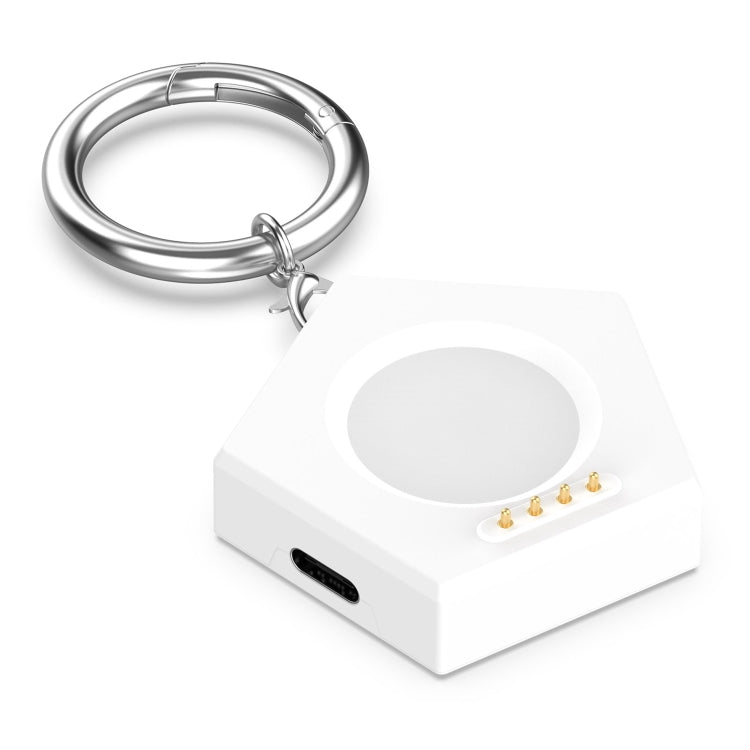 For OnePlus Watch 3 Portable Smart Watch Charger(White) - Charger by buy2fix | Online Shopping UK | buy2fix