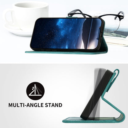 For Google Pixel 9 Pro XL Grid Butterfly Embossed Pattern Leather Phone Case with Lanyard(Light Blue) by buy2fix