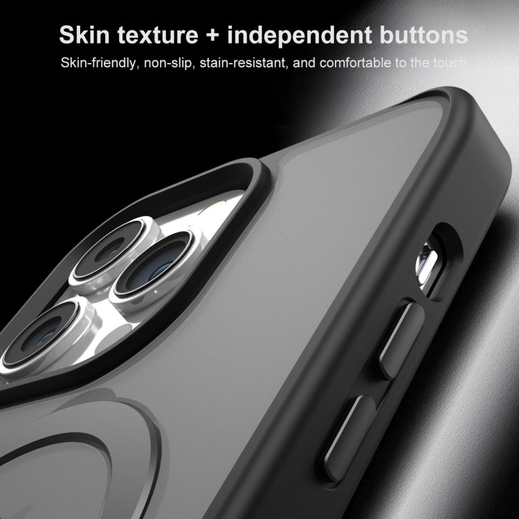 For iPhone 14 360 Degree Rotating MagSafe Magnetic Bracket Frosted Phone Case(Royal Blue) by buy2fix