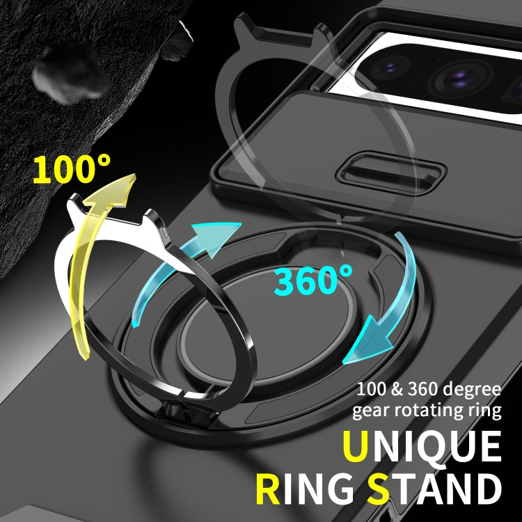 For Google Pixel 10 Pro XL Sliding Camshield Ring Holder Phone Case(Blue) - Google Cases by buy2fix | Online Shopping UK | buy2fix