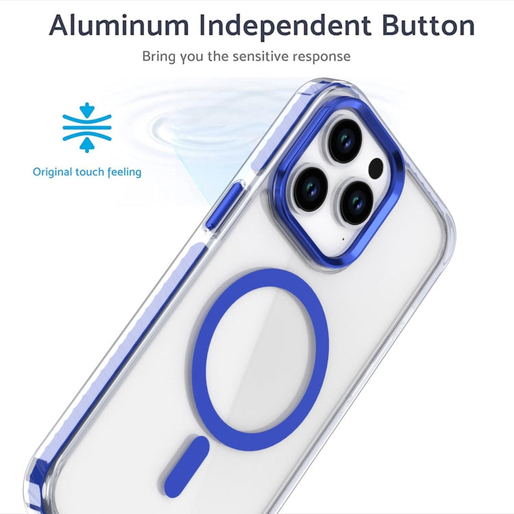 For iPhone 15 Pro Two-color TPU Hybrid PC MagSafe Phone Case(Red) - iPhone 15 Pro Cases by buy2fix | Online Shopping UK | buy2fix