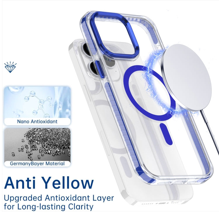 For iPhone 15 Pro Two-color TPU Hybrid PC MagSafe Phone Case(Black) - iPhone 15 Pro Cases by buy2fix | Online Shopping UK | buy2fix