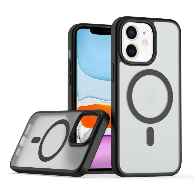 For iPhone 11 TPU Hybrid PC Inner Magnetic MagSafe Phone Case(Black) by buy2fix