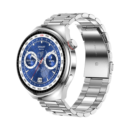 LF38 1.6 inch IPS Screen Steel Strap Smart Watch Supports Blood Oxygen Monitoring(Silver) by buy2fix