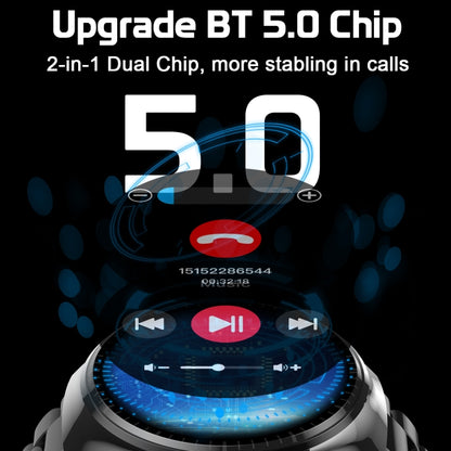 LF38 1.6 inch IPS Screen Steel Strap Smart Watch Supports Blood Oxygen Monitoring(Silver) by buy2fix