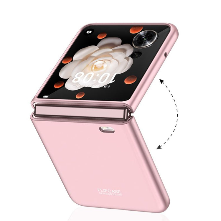 For Honor Magic V Flip GKK Ultra-thin Full Coverage Phone Case(Pink) - Honor Cases by GKK | Online Shopping UK | buy2fix