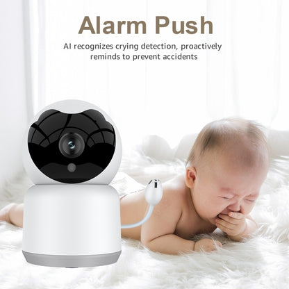 YT51 1920x1080 Home Baby Wireless Camera, with Temperature and Humidity Sensor EU Plug(White) - Baby Monitor by buy2fix | Online Shopping UK | buy2fix
