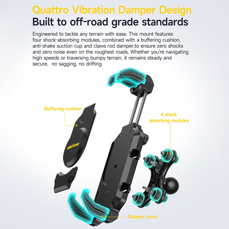 Ulefone UAN02 Armor Mount Max Car Phone Tablet Holder(Black) by Ulefone