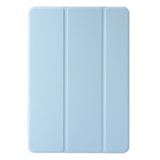 For Huawei Matepad SE 11 2024 Clear Acrylic 3-Fold Leather Tablet Case(Ice Blue) - Huawei by buy2fix | Online Shopping UK | buy2fix