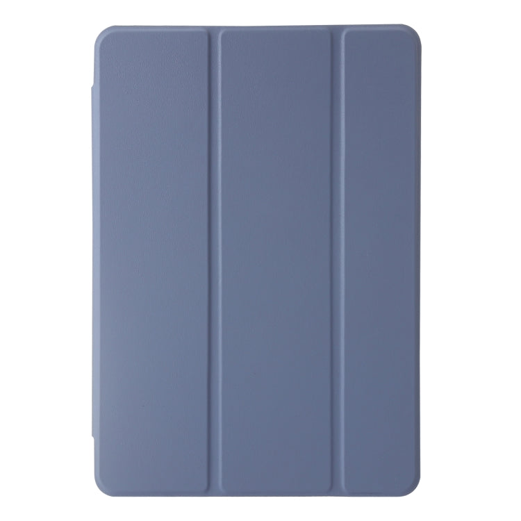 For Huawei Matepad SE 11 2024 Clear Acrylic 3-Fold Leather Tablet Case(Lavender Purple) - Huawei by buy2fix | Online Shopping UK | buy2fix