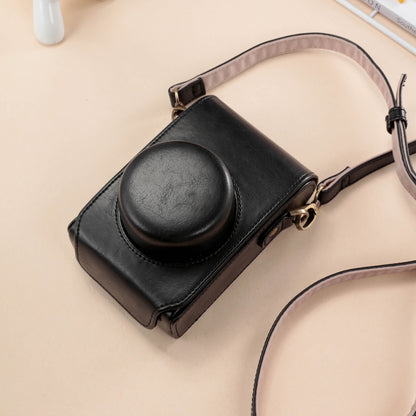 For FUJIFILM X100VI Full Body Leather Camera Case Bag with Strap(Black) - Leather Bag by buy2fix | Online Shopping UK | buy2fix