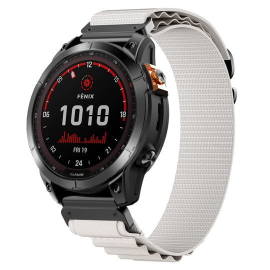 For Garmin 22mm Loop Nylon Watch Band(Starlight)