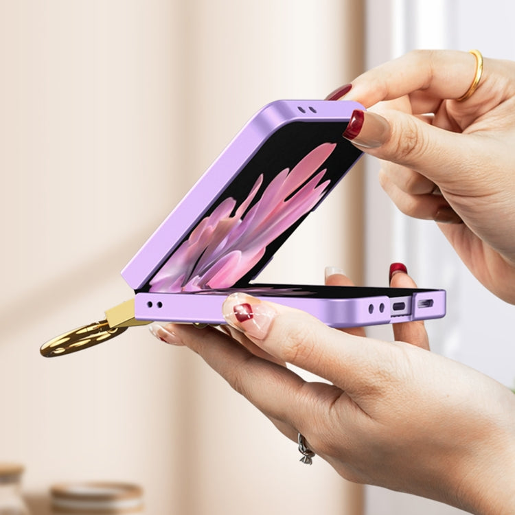 For Samsung Galaxy Z Flip6 / Flip7 FE GKK Integrated Ultra-thin Phone Case with Z Ring Holder(Pink) - Galaxy Z Flip6 5G Cases by GKK | Online Shopping UK | buy2fix