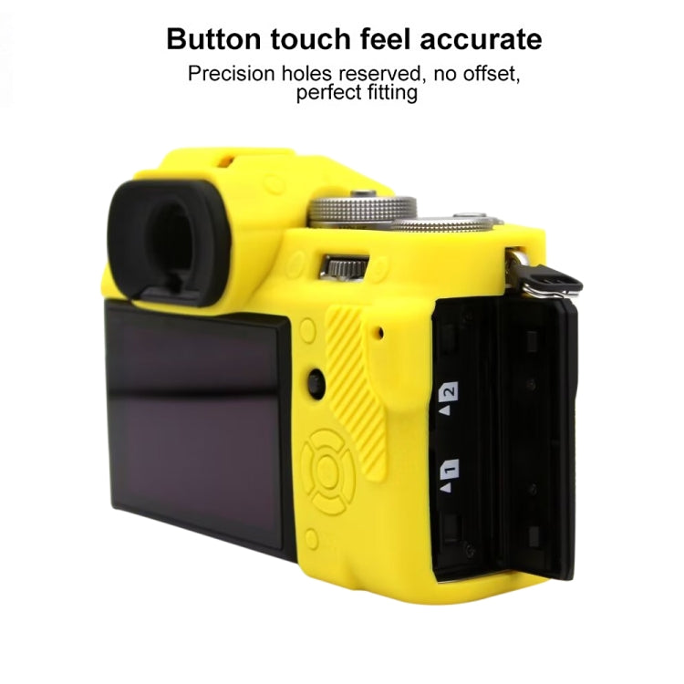 For FUJIFILM X-T5 Soft Silicone Protective Case(Yellow) - Protective Case by buy2fix | Online Shopping UK | buy2fix