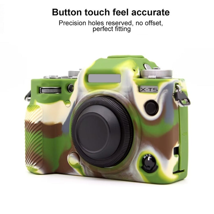 For FUJIFILM X-T5 Soft Silicone Protective Case(Camouflage) - Protective Case by buy2fix | Online Shopping UK | buy2fix