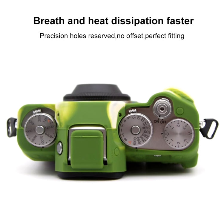 For FUJIFILM X-T5 Soft Silicone Protective Case(Camouflage) - Protective Case by buy2fix | Online Shopping UK | buy2fix