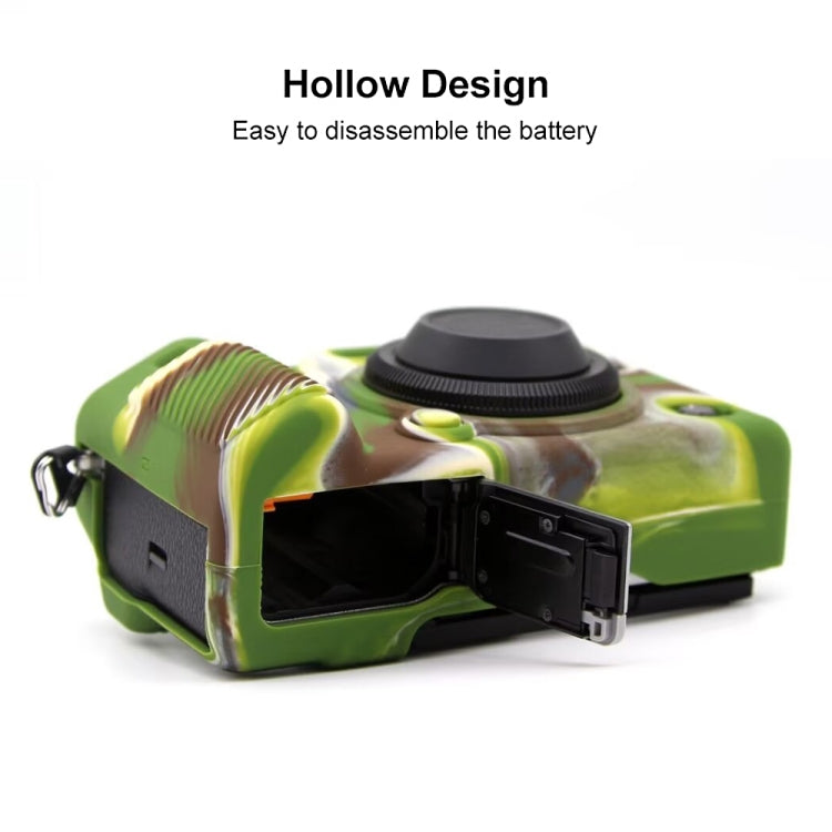 For FUJIFILM X-T5 Soft Silicone Protective Case(Camouflage) - Protective Case by buy2fix | Online Shopping UK | buy2fix
