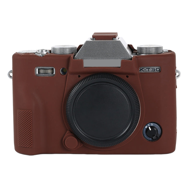 For FUJIFILM X-T30 II Soft Silicone Protective Case(Coffee) - Protective Case by buy2fix | Online Shopping UK | buy2fix