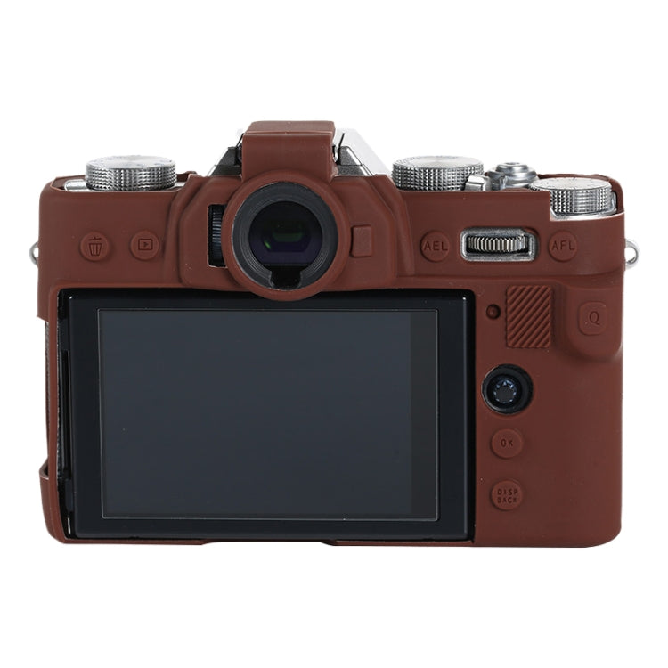 For FUJIFILM X-T30 II Soft Silicone Protective Case(Coffee) - Protective Case by buy2fix | Online Shopping UK | buy2fix