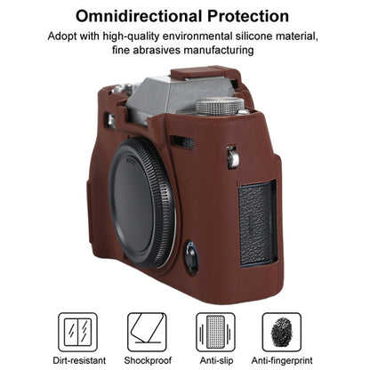 For FUJIFILM X-T30 II Soft Silicone Protective Case(Coffee) - Protective Case by buy2fix | Online Shopping UK | buy2fix