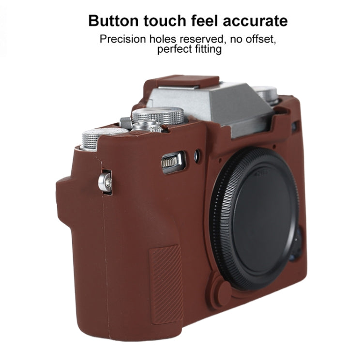 For FUJIFILM X-T30 II Soft Silicone Protective Case(Coffee) - Protective Case by buy2fix | Online Shopping UK | buy2fix