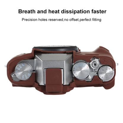 For FUJIFILM X-T30 II Soft Silicone Protective Case(Coffee) - Protective Case by buy2fix | Online Shopping UK | buy2fix