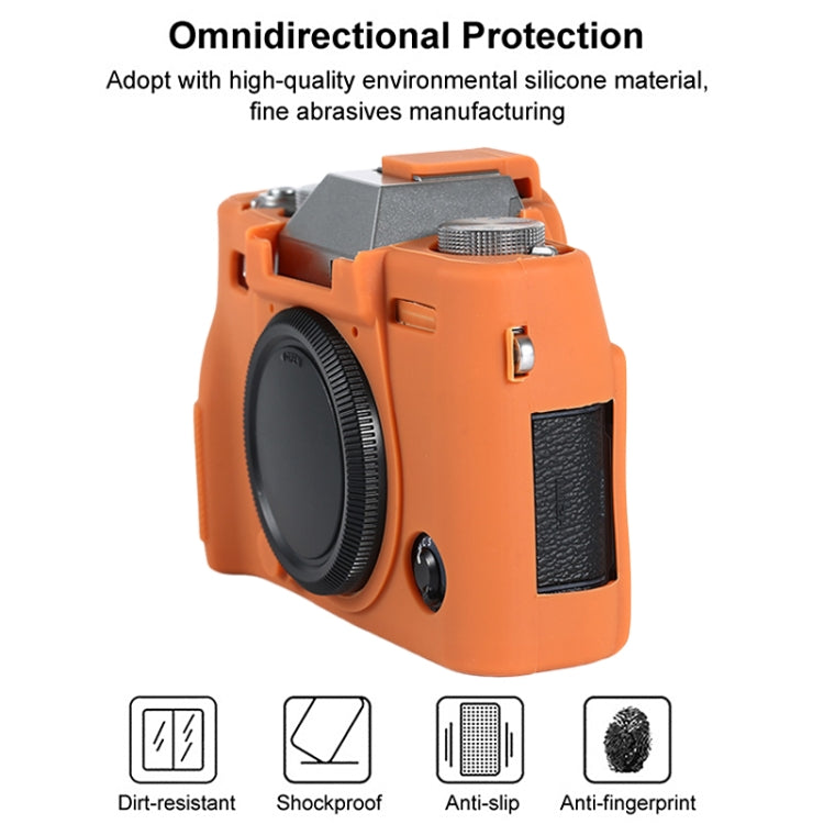 For FUJIFILM X-T30 II Soft Silicone Protective Case(Orange) - Protective Case by buy2fix | Online Shopping UK | buy2fix