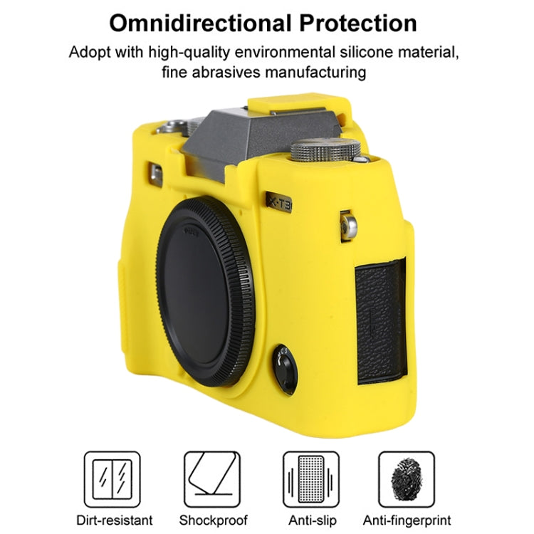 For FUJIFILM X-T30 II Soft Silicone Protective Case(Yellow) - Protective Case by buy2fix | Online Shopping UK | buy2fix