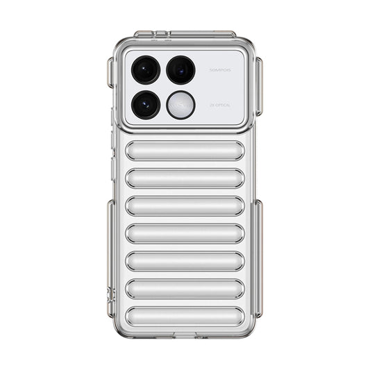 For Redmi K70 Capsule Series Candy Color TPU Phone Case(Transparent) - Xiaomi Cases by buy2fix | Online Shopping UK | buy2fix