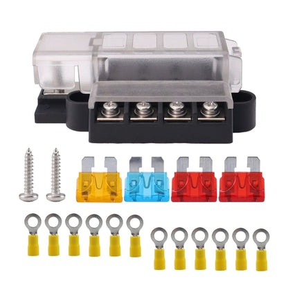 4 Way Fuse Block with 16pcs Terminals by buy2fix