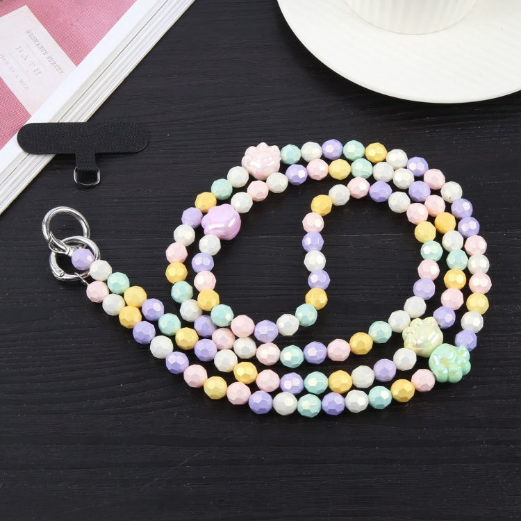 Mobile Phone Anti-lost Diamond Colored Bead Long Chain - Lanyards & Wrist Straps by buy2fix | Online Shopping UK | buy2fix