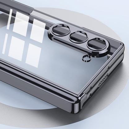 For Samsung Galaxy Z Fold6 GKK Integrated Magnetic Fold Electroplating Phantom Phone Case(Mountain Gray) by GKK