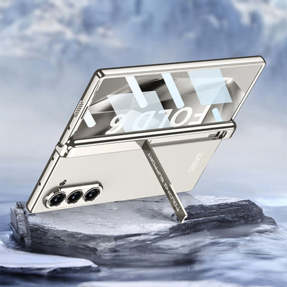 For Samsung Galaxy Z Fold6 GKK Integrated Magnetic Fold Electroplating Phantom Phone Case(Mountain Gray) by GKK