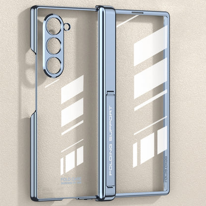 For Samsung Galaxy Z Fold6 GKK Integrated Magnetic Fold Electroplating Phantom Phone Case(Blue) by GKK
