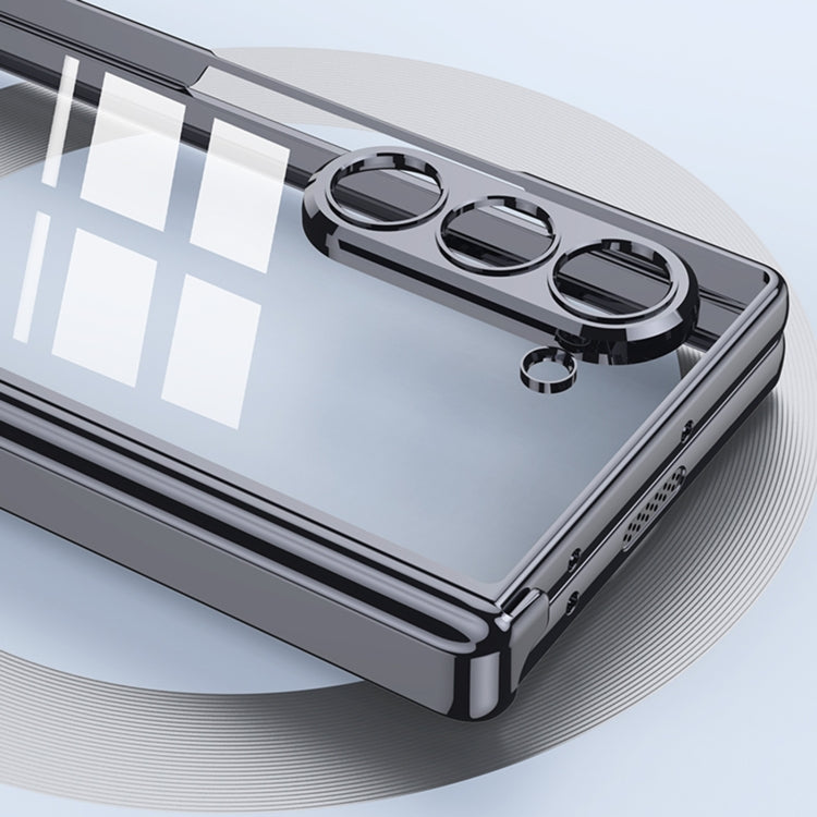 For Samsung Galaxy Z Fold6 GKK Integrated Magnetic Fold Electroplating Phantom Phone Case(Blue) by GKK