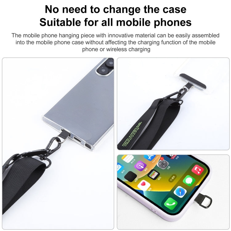 A1 Nylon Webbing Anti-lost Mobile Phone Long Lanyard(Black) - Lanyards & Wrist Straps by buy2fix | Online Shopping UK | buy2fix