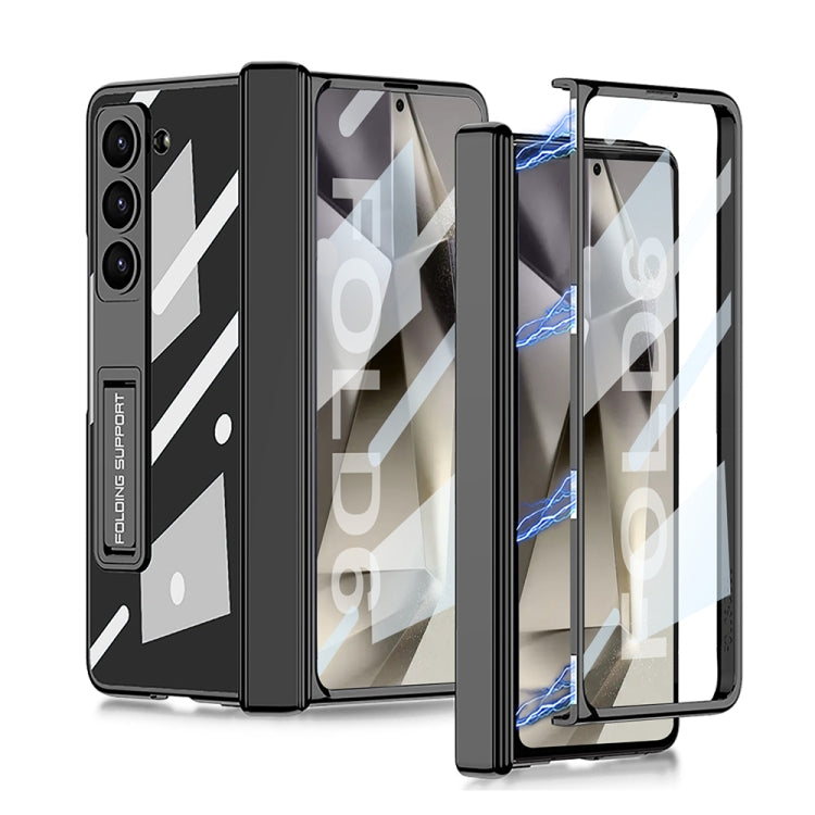 For Samsung Galaxy Z Fold6 GKK Integrated Magnetic Fold Hinge Phantom Phone Case(Black) by GKK