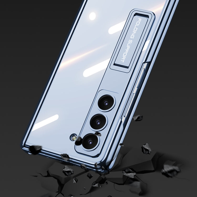 For Samsung Galaxy Z Fold6 GKK Integrated Magnetic Fold Hinge Phantom Phone Case(Mountain Gray) by GKK