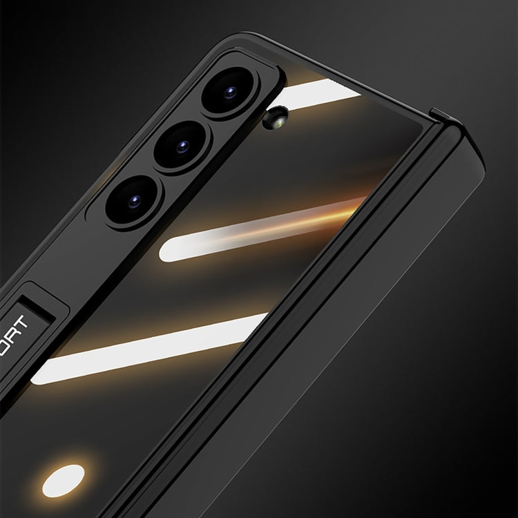 For Samsung Galaxy Z Fold6 GKK Integrated Magnetic Fold Hinge Phantom Phone Case(Titanium Gray) by GKK