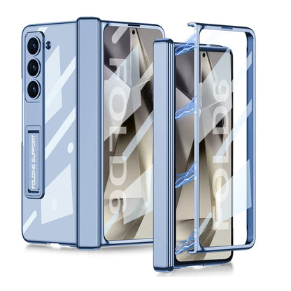 For Samsung Galaxy Z Fold6 GKK Integrated Magnetic Fold Hinge Phantom Phone Case(Blue) by GKK