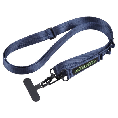 B1 Nylon Webbing Anti-lost Mobile Phone Long Lanyard(Blue) - Lanyards & Wrist Straps by buy2fix | Online Shopping UK | buy2fix