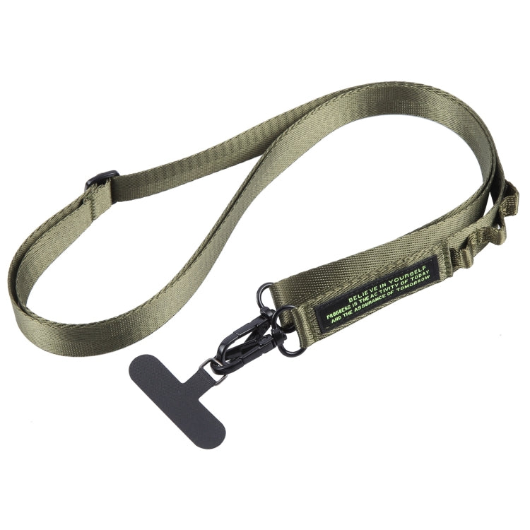 B1 Nylon Webbing Anti-lost Mobile Phone Long Lanyard(Green) - Lanyards & Wrist Straps by buy2fix | Online Shopping UK | buy2fix