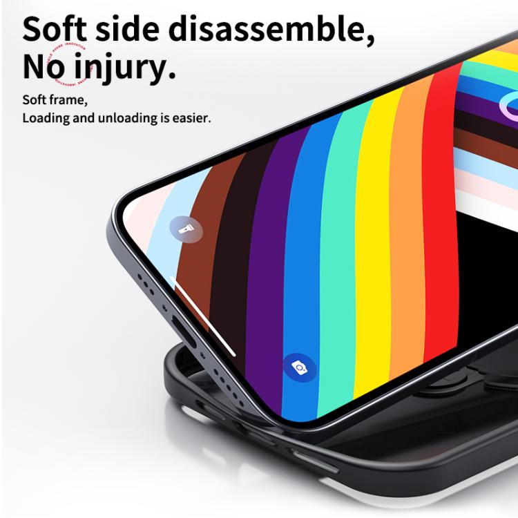 For iPhone 16e Double Ring MagSafe Magnetic Holder Phone Case(Matte Grey) - iPhone 16e Cases by buy2fix | Online Shopping UK | buy2fix