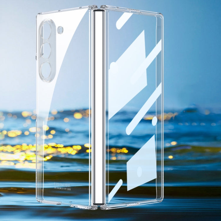 For Samsung Galaxy Z Fold6 GKK Integrated Electroplating Phantom Full Coverage Phone Case(Transparent) by GKK