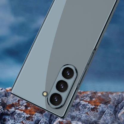 For Samsung Galaxy Z Fold6 GKK Integrated Electroplating Phantom Full Coverage Phone Case(Transparent) by GKK