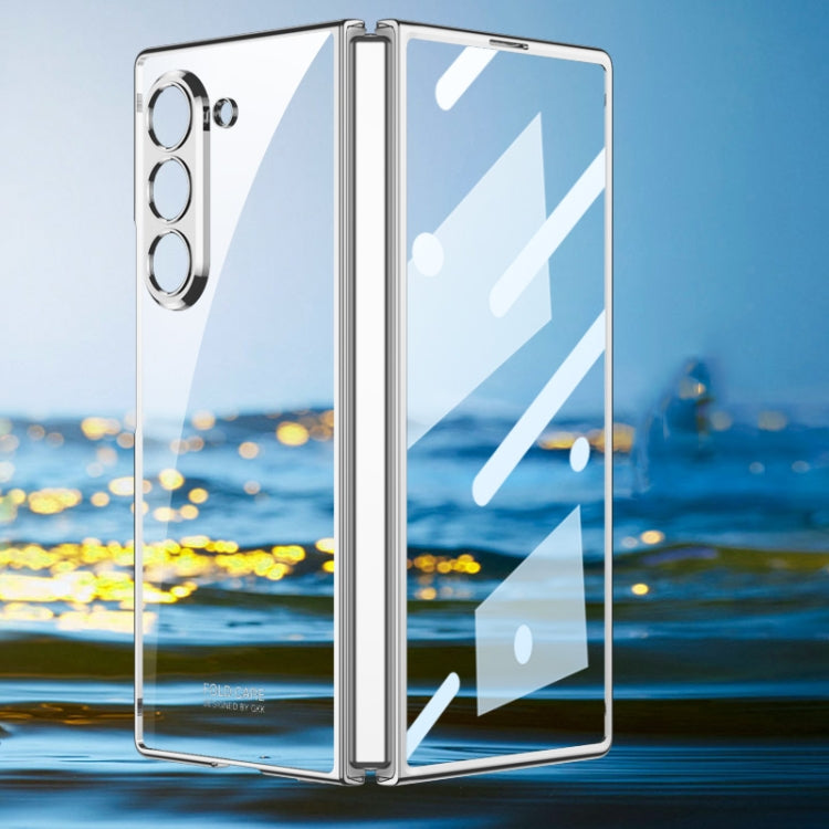 For Samsung Galaxy Z Fold6 GKK Integrated Electroplating Phantom Full Coverage Phone Case(Silver) by GKK