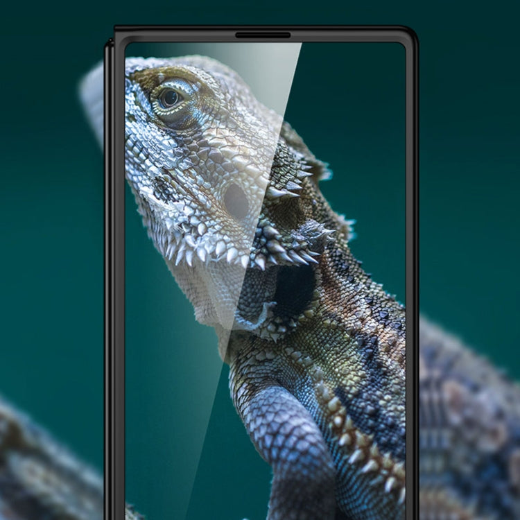 For Samsung Galaxy Z Fold6 GKK Integrated Electroplating Phantom Full Coverage Phone Case(Black) by GKK